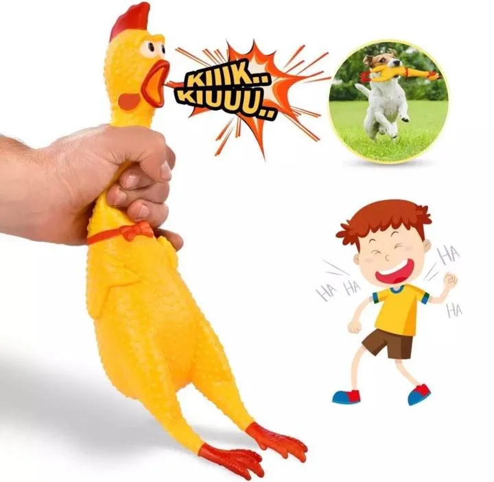 Squawking%20Screaming%20Shrilling%20Chicken%20-%20Fun%20Toy%20-%20For%20Dog%20-%20Image%203