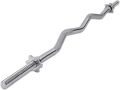 Barbell Rod Curved Rod Professional Super Curl Bar, Electroplated Strong and Sturdy Dumbbell Barbell Weight Bar Standard Ez Curl Bar Home Gym Fitness Exercise Lift. 