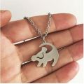 Cute Lion King Pendant Hakuna Matata Cartoon Long Necklace Hip Hop Jewelry Women Gold Small Necklace. 