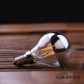 【Topnotch Store】GANRILAND LED Dimmable Bulb E12 Led Crown Silver Mirror Light Lamp 4W 8W Warm White 2700K G45 LED E26 E27 220V Bulbs. 
