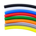 1/3M PP Insulated Corrugated Tube Auto Line Pipe Harness Wire Wrap Colorful Threading Plastic Split Wire Loom Protection Sleeve. 