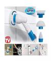 Hurricane Spin Scrubber - Rechargeable Power Scrubber Cleaner For Bathroom, Toilet, Bedroom, Room, Glass, Mirror Car Wash Clean. 