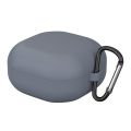 For New Samsung Galaxy Buds Live/Pro Solid Color Anti-fall Earphone Protective Case with Hook. 