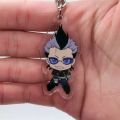 Anime Black Clover Keychain Asta Yami Luck Voltia Cartoon Accessories Key Chain Backpack Pendant Cartoon Prop Badge. 