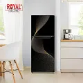 Royal Golden Shade Decorative Fridge Stickers, Door Wrap, Self-adhesive PVC by Royal Decore. 