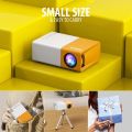 Mini Projector, Vamvo YG300 Pro Portable Projector Full HD 1080p Supported, Phone Projector Compatible with Smartphone/Tablet/Laptop/TV Stick for Home Theatre. 