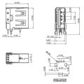 2PCS - USB 2.0 4Pin A Type Female Socket Connector. 