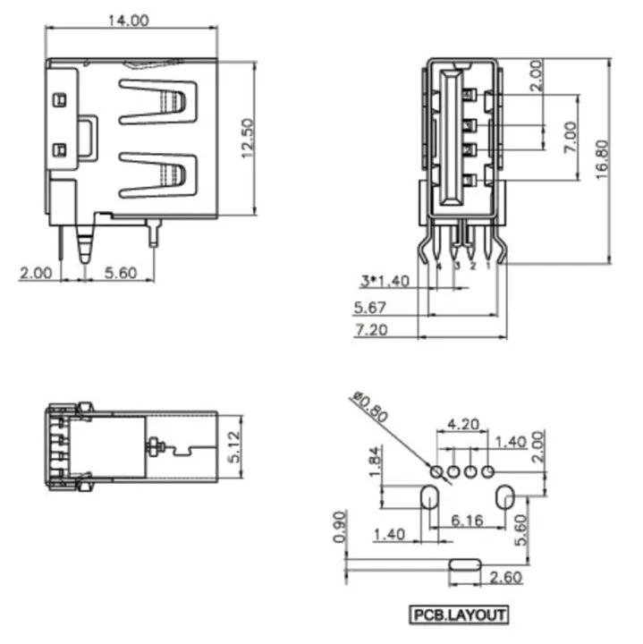 2PCS%20-%20USB%202.0%204Pin%20A%20Type%20Female%20Socket%20Connector%20-%20Image%205