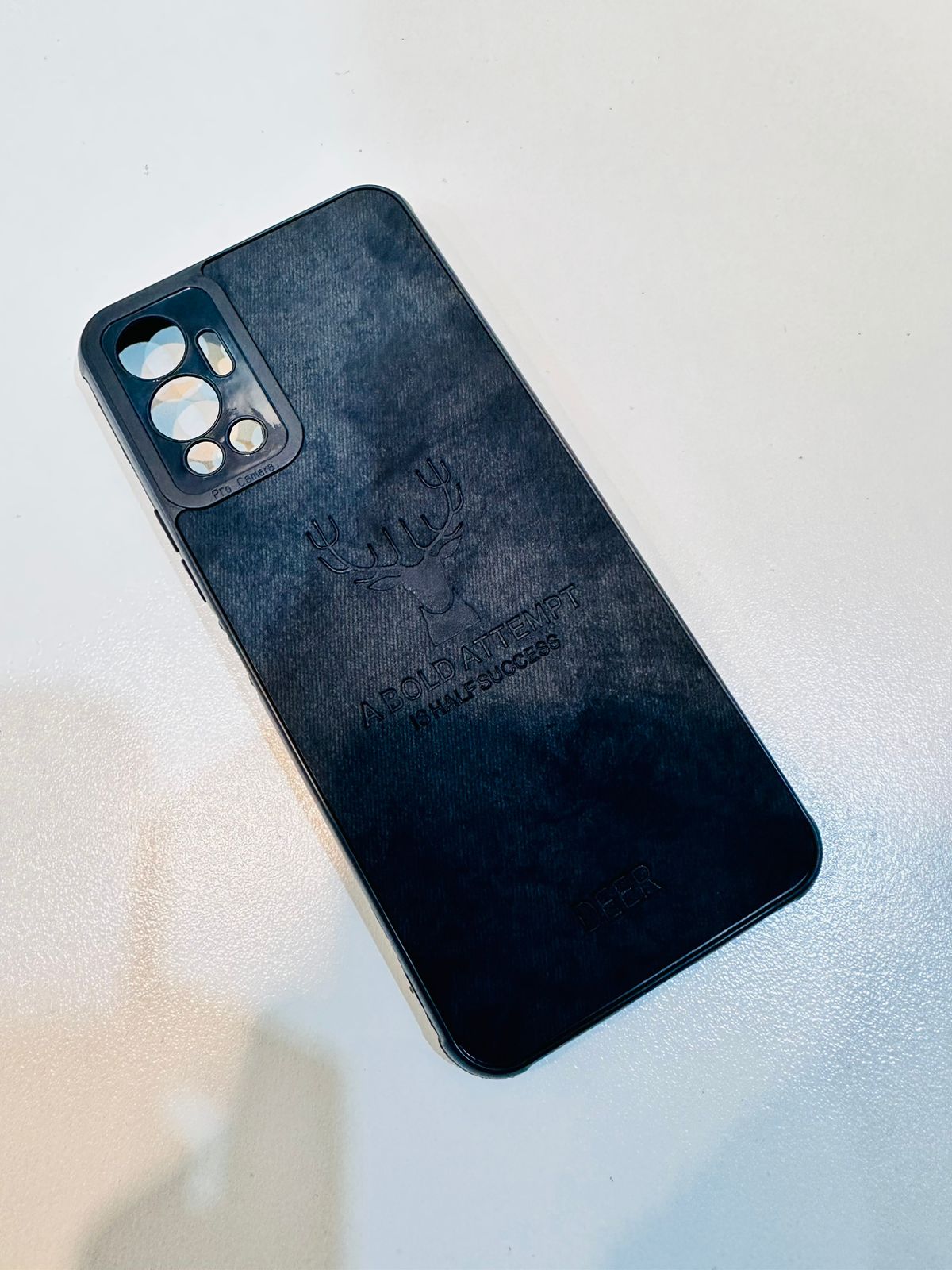 Lahore Mobile Case For Infinix Hot 12 Hybrid Soft TPU Deer Pattern Leather Shockproof Case Cover - Infinix Hot 12 Back Cover 7