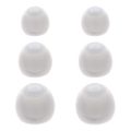 12Pcs Silicone Replacement Ear Buds Tips For Audio-Technica Skullcandy Monster Sony Ultimate JVC Most in Ear Headphones. 