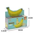 Banana Twist: 3x3 Realistic Fruit-Shaped Rubik's Cube Puzzle Toy for Kids. 
