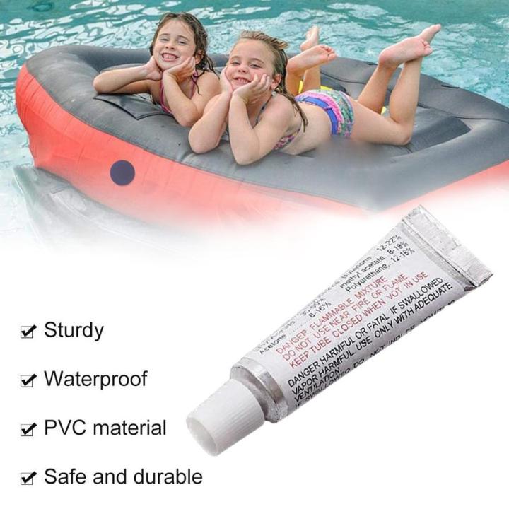 Repair PVC Adhesive Vinyl Glue Repair Kit For Inflatables Waterbed Air Mattress Patch Adhesive Inflatable Boat Swim Pool T6I3