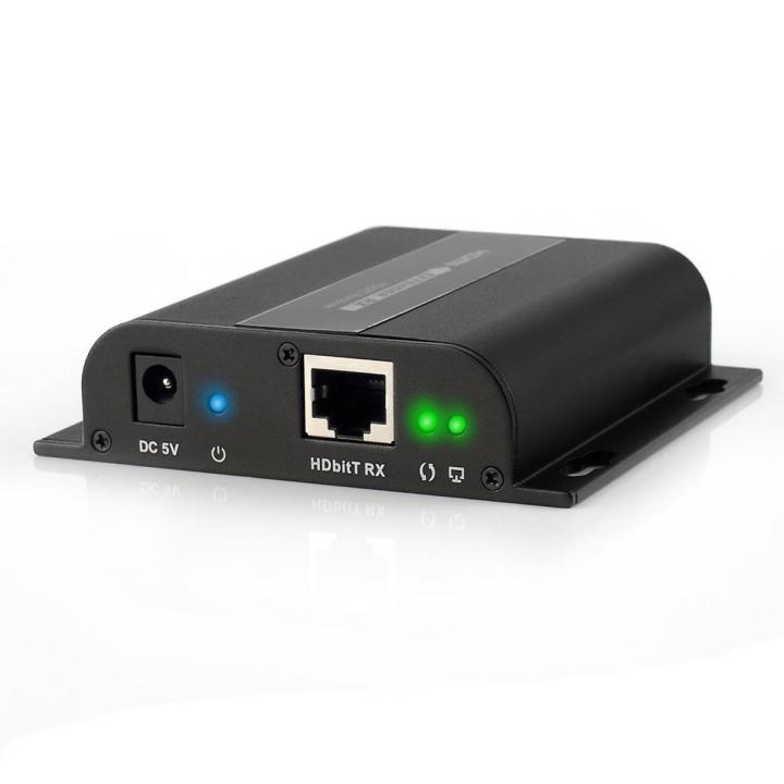 eSynic 1080P 120m HdbitT HDMI Ext Ethernet Receiver RJ45 CAT6 / 6a / 7 Cable Can be distributed by Network Router or Switcher - Receiver Only
