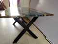 Epoxy Resin River Table, Epoxy Table, Coffee Table. 