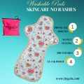 (Hygein: Largest Variety of Periods Care products) 4 Layers, No wet feelings, Washable Sanitary Pads, Washable period Pads, Reusable Panty Liner Women Menstrual. 