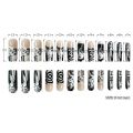 Horror Manga Gothic Style Nails Black White Anime Nail Art Press on Nails Nail Accessories Popular False Nails Nail Tips. 