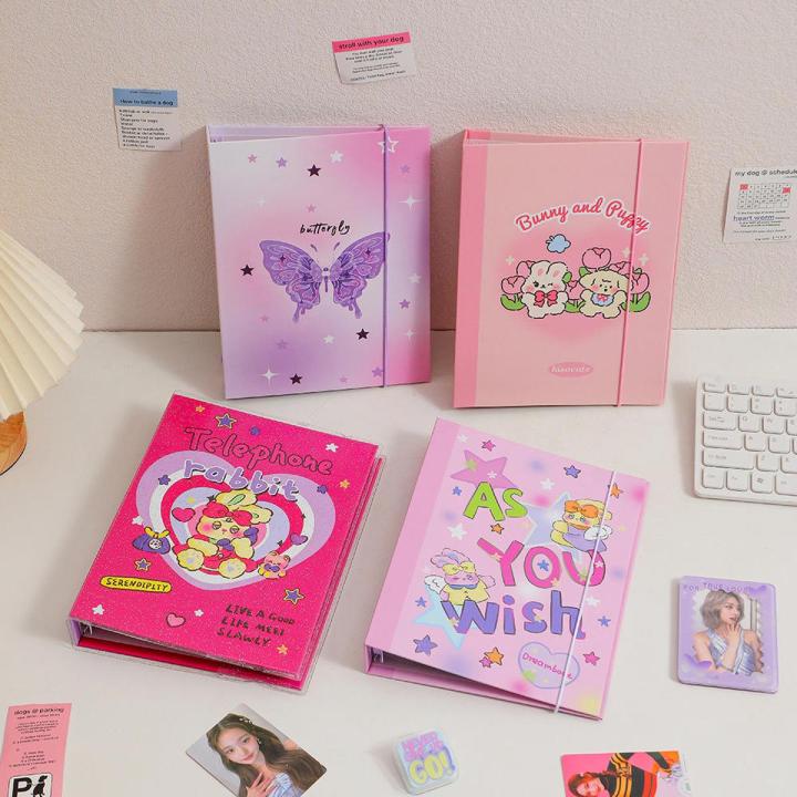 A5 Kpop Photocard Binder Photo Cards Collect Book Storage Album Hardcover Notebook Korea Stationery
