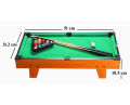 Mini table toy set snooker pool table and mini billiard table game for childrens - Small. 