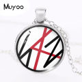 2019 New Stray Kids Pendant Members Kpop Male Group Necklace Glass Cabochon Pendants Round Jewelry HZ1. 