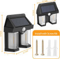 Solar Sensor Light Human Body Induction Light Operated Outdoor Wall Lamps Home Decorative Wall Lamp Lights Solar Garden Lights. 