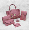Hand bags for girls pack of 5 piece set with long strap. 
