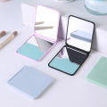 Plastic Folding Mirror Pocket Mini Portable Makeup Mirrors Travel Hand Small Mirror Vanity Foldable Compact Cosmetics Tools Conbo. 