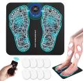 EMS Foot Massager Mat for Neuropathy-Improve Circulation, Muscle Relaxation, Pain Plantar Relief Back & Leg Foot Massage with Remote Control. 