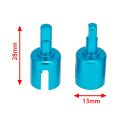 Metal Drive Shaft Dog Bone Diff Cup Joint Set for Tamiya TT01 TT-01 TT01D TT01E TT02 TT-02 1/10 RC Car Upgrade Parts. 