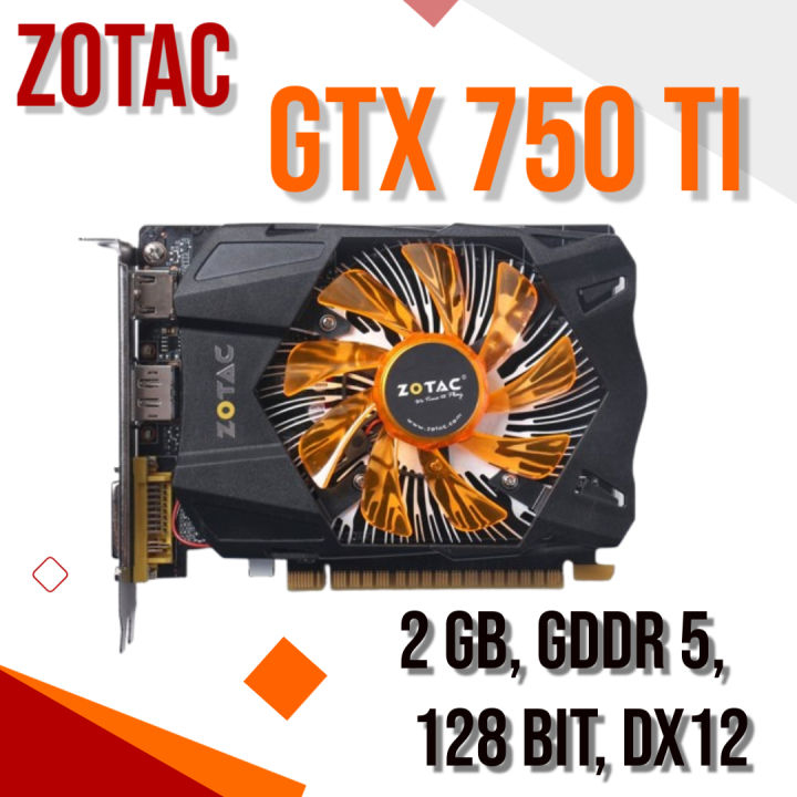 Zotac GeForce GTX 750 Ti 2Gb, Gddr5, 128Bit Gaming Graphic Card