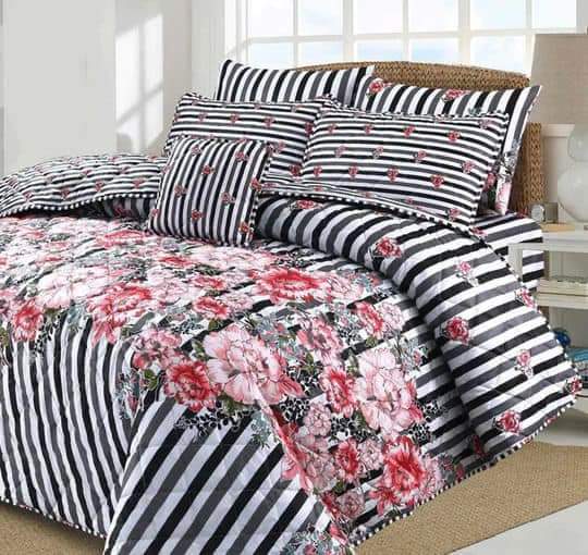 Comforter Set 7 PCS NEW Design King Size7 Export Quality