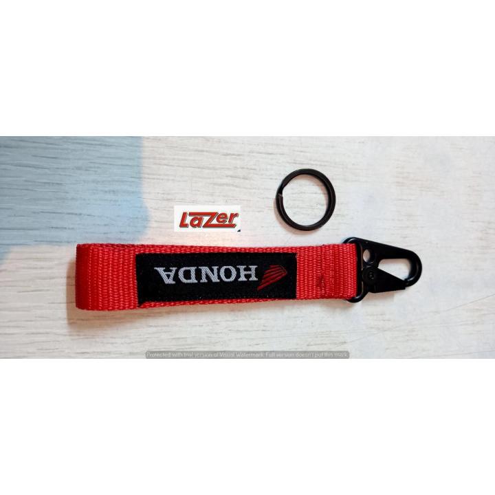 1Pcs Honda Keychain strap -red