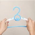 5 Piece - 11-14.5 inch  Baby Coat Hangers Children Clothes Hangers Adjustable with Space Saving Stackable Hooks, Universal Baby Hangers Non-Slip Dress Clothes Coat Hanger with Windproof Hooks. 