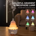 Dsp Appliances 7  Changing Color Christmas Tree Humidifier Waterfall Lamp Raindrop Humidifier 250ML Aromatherapy Diffuser Rain Cloud Humidifier. 