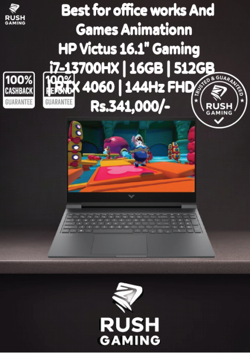 HP Victus Gaming Laptop 16-R0328TX | Intel Core i7-13700HX | 16GB ...