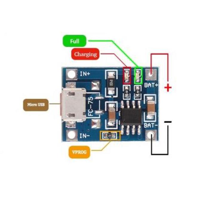 TP4056 1A Lithium battery Charger Module