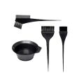 4 PCS Professional Salon Hair Coloring Dyeing Kit Hair Dye Brush and Bowl Set - Dye Brush & Comb/Mixing Bowl/Tint Tool. 
