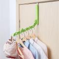 Bestmemories Collapsible Portable Clothes Drying Hanger Rack Laundry Drying Rack Indoor Foldable Clothes Drying Pole Simple Clothes Hanging Pole for Laundry Hanging. 