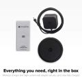 Mophie 7.5W Wireless Charging Base Black, MFI Certified, Up to 7.5W Qi Fast Wireless Charging, Robust Build, Compatible with the Apple iPhone X, iPhone 8 Series and Qi-Enabled Smartphones. 