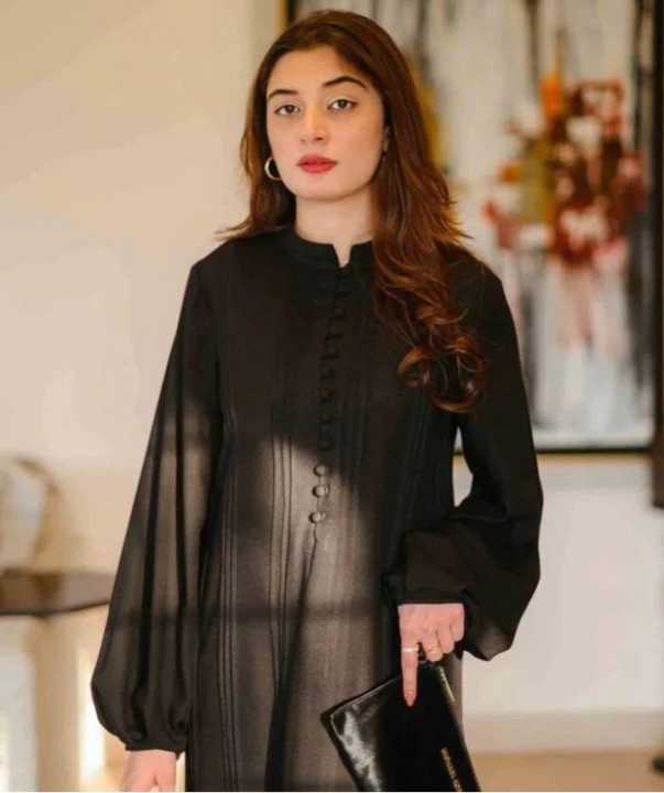 NILOFER - Black/women kurta/one piece dress for women/stitched