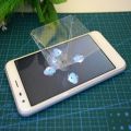 3D Holographic Hologram Display Pyramid Projector Video for Phone &Tablet pad. 