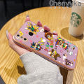 Chenyyka For Infinix Smart 4 Smart 4C Case Cartoon Crayon Shin-chan New Luxury Plating Phone Cases Square Edge Pattern Design Plated Shell Camera Lens Protection Shockproof Cover. 
