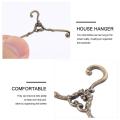 12pcs Mini Clothes Hangers Doll Clothes Dress Hangers Mini House Accessory. 