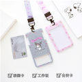 Kawaii Sanrioed Kuromi Cinnamoroll Card Holder Anime Cartoon ID Card Cover Bus Subway Card Protective Sleeve for Girl Gifts. 