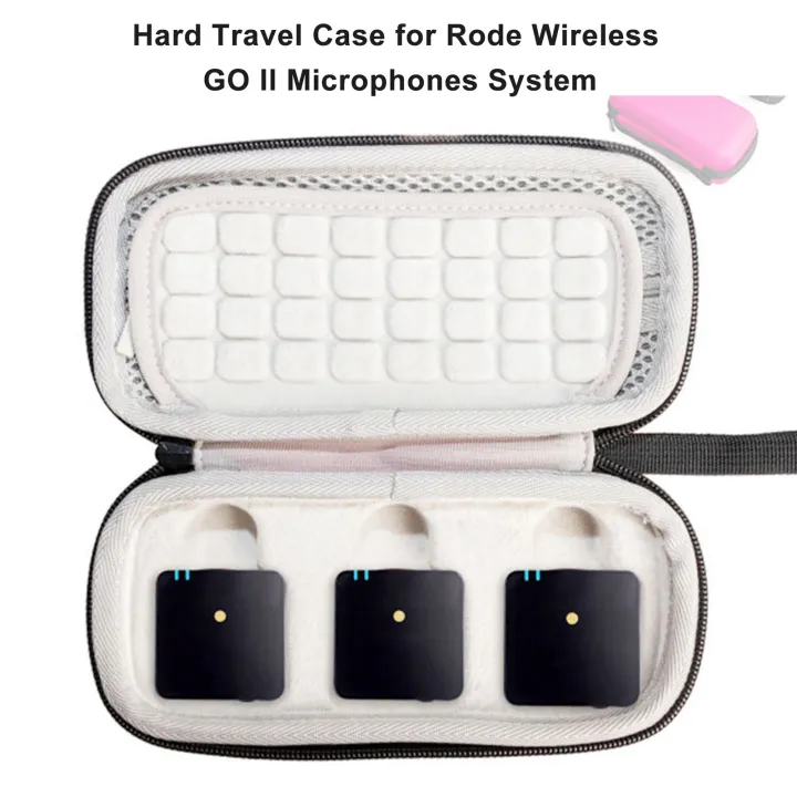 KOKKO%20Microphone%20Case%20Storage%20Bag%20Portable%20Shockproof%20Travel%20Organizer%20Compatible%20For%20Rode%20Wireless%20Go%20Ii%20Wireless%20Microphone%20-%20Image%203