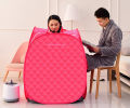 Foldable & Portable Full Body Steam Sauna Tent Home Sauna Stim Slimming Detox Therapy Stainless Steel 2L Steam Generator. 