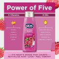 𝐖𝐁𝐌 𝐕𝐎𝟓 moisturizing Shampoo - 370 ml | Sun Kissed Raspberry Shampoo For Strong Hair With 5 Vitamins & Oils, Hair Shampoo. 
