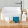Wall Mounted Plastic Soap Dish Minimalist Soap Storage Holder Rack Creative Shower Soap Plate Box Drain Shelf Bathroom Organizer. 