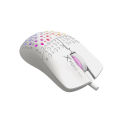 XTRIKE ME GM209W RGB Gaming Mouse 8000 DPI Wired Optical Mouse Lightweight Honeycomb Design Ambidextrous Gaming Mouse White for PC Laptop. 