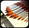 Round Bomega 13 Paint Brushes - Professional Brushes. 