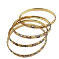 New Design Golden Metal Bangle Set for Women. 